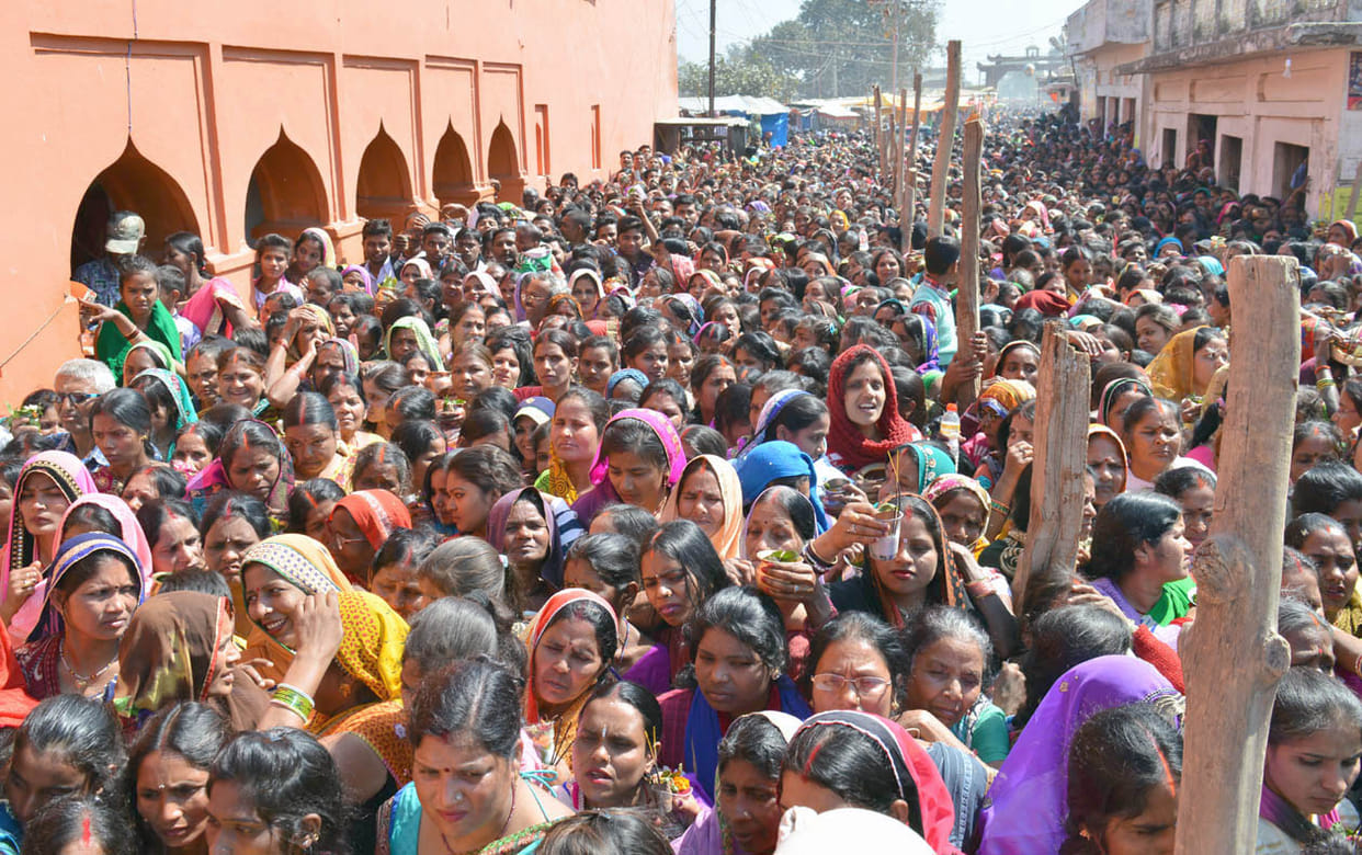 Maha Shivaratri, devotees descended on