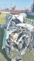 sonipat, car accident