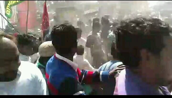rout in akhilesh yadav faizabad rally