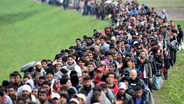 They are 10 countries where most migrants