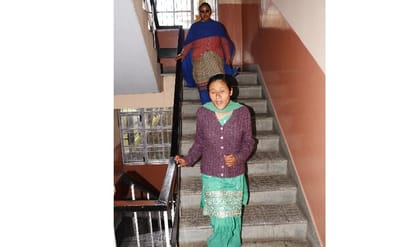 6 Blind Girls Student Completing Study at Shimla.