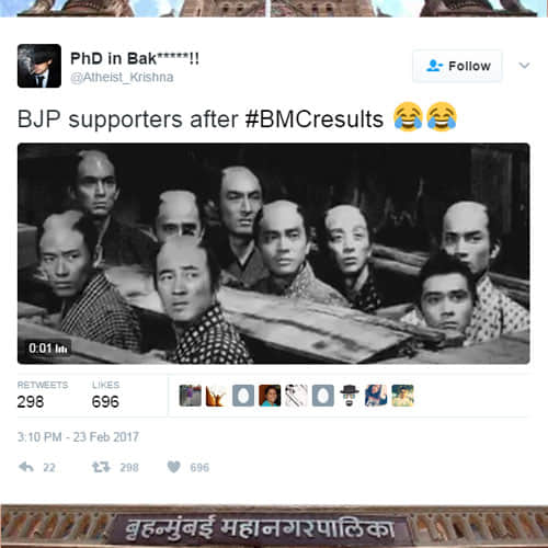 bmc election results 2017 twitter users reacts like this