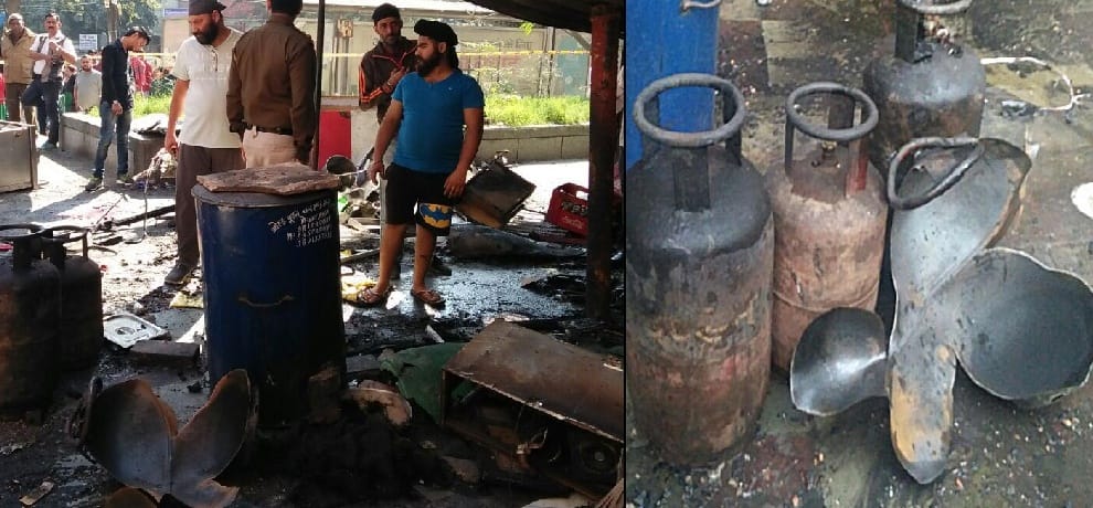 Cylinders blast in re-filling
