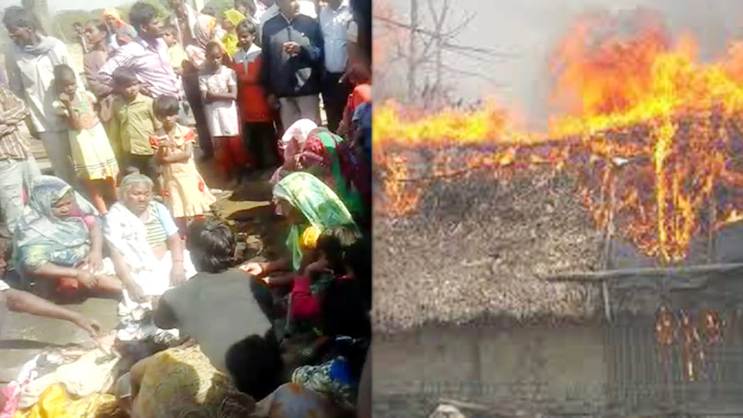 fire in kannauj behta village