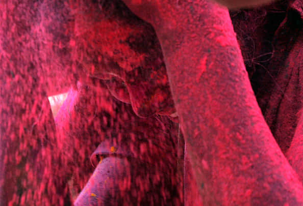 Thakur Banke Bihari mandir 's unique tradition of Holi