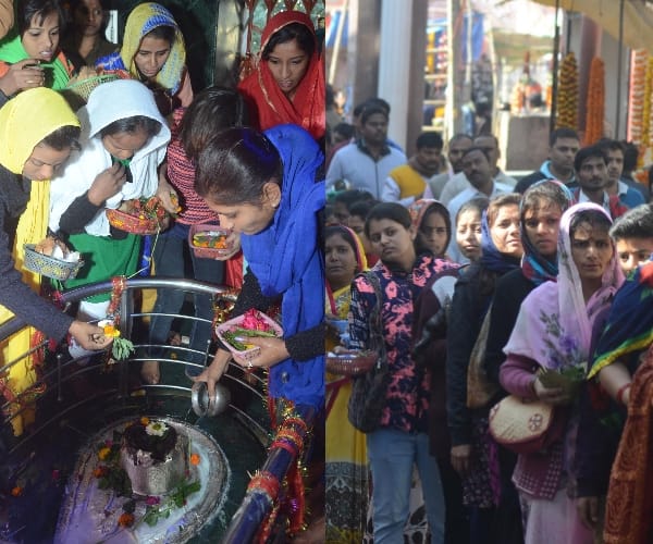 pics of mahashivratri celebration in Lucknow.