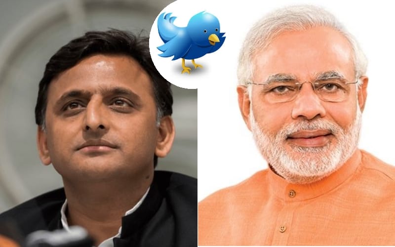 akhilesh tweeted and tagged pm modi with tweet