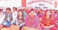 Protest, Extension lecturers, support, student organization, jind