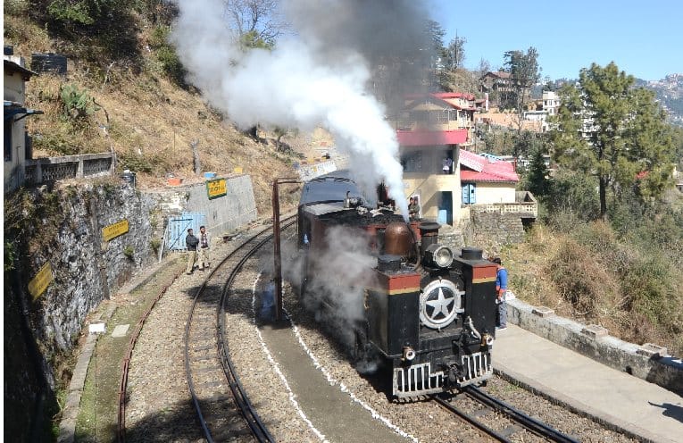109 Years Old Steam Engine Run on Shimla Kalka Railway Track.