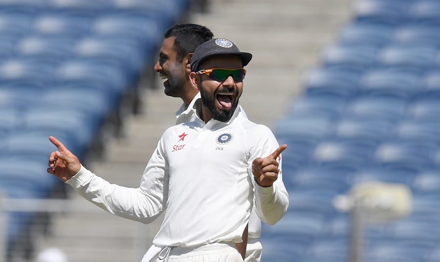 India won continuous seven test series