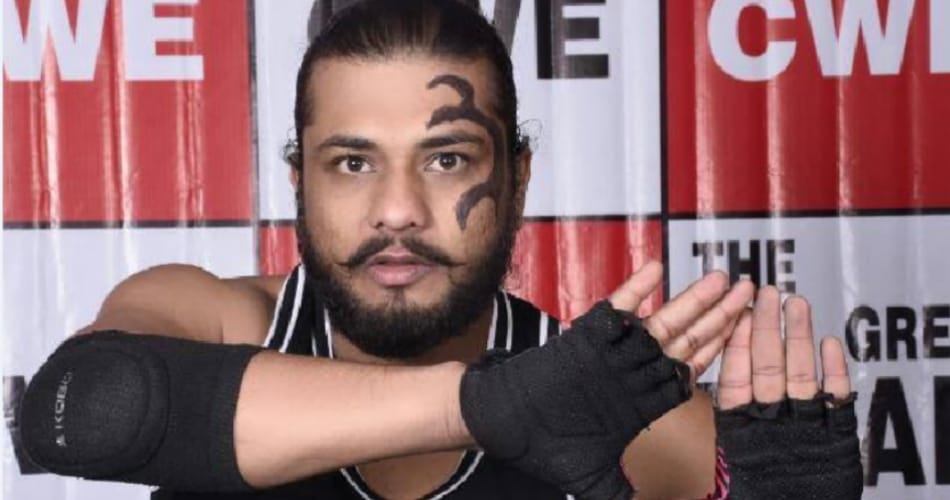 wwe champion the great khali preparing to wrestler baljeet singh for wwe fight