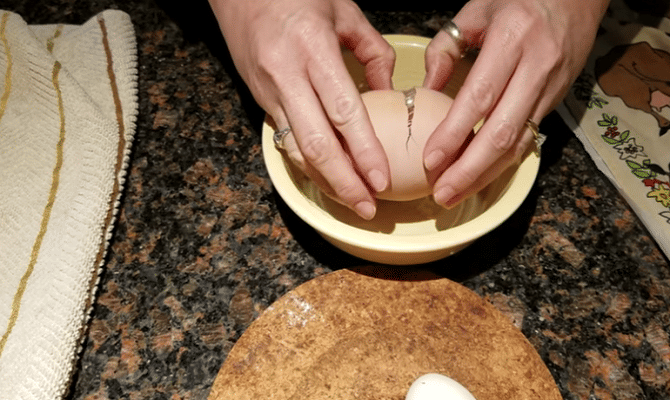 It is hard to believe what comes out from this huge egg. 