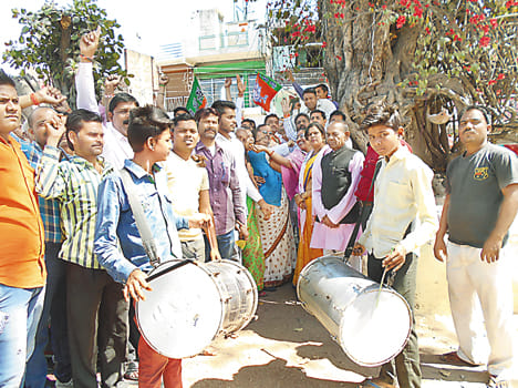 Only BJP party to victory in elections held