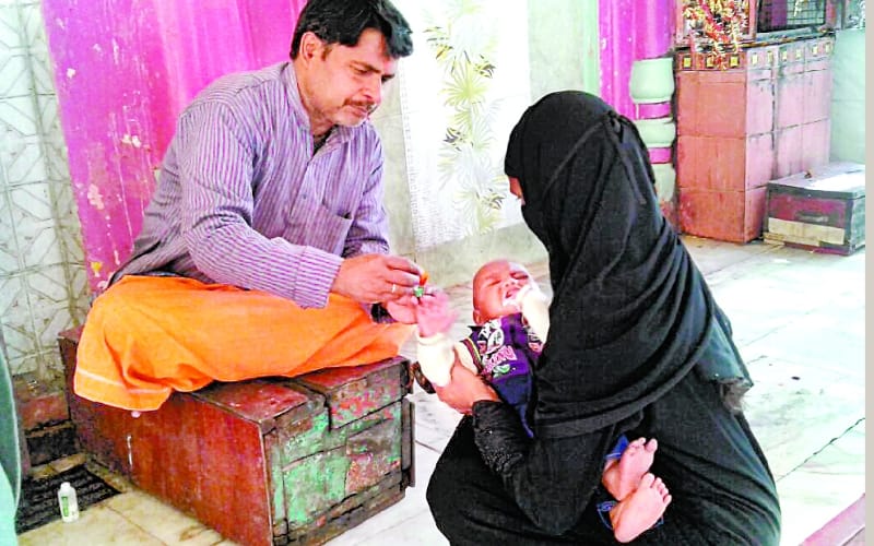 muslim family did annaprashan ceremony in a temple