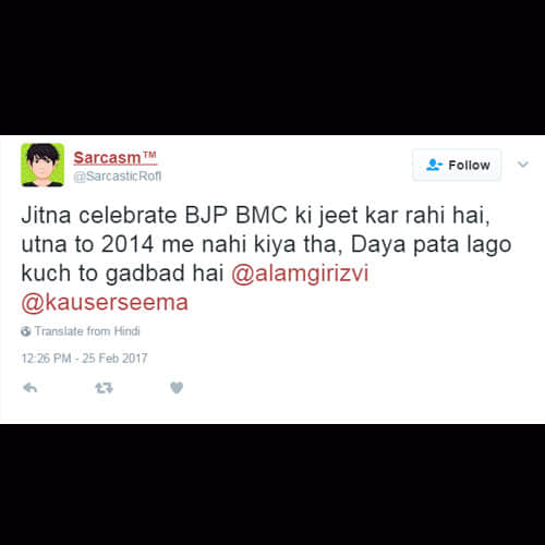 social media reaction on BMC Poll 