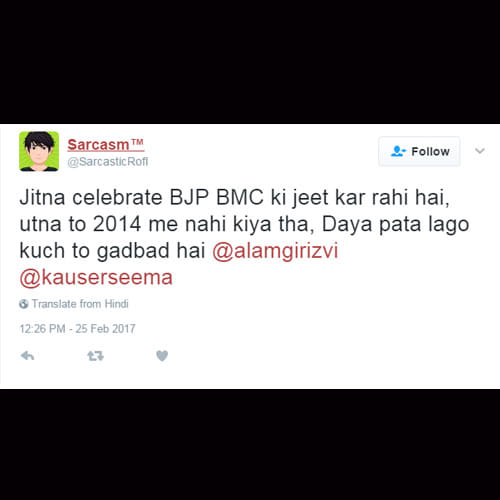 social media reaction on BMC Poll 