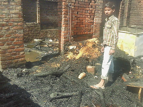 Stared at the charred embers of 10 Home