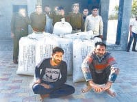 fatehabad, police arrest, 2 qwintel, ,  harayana