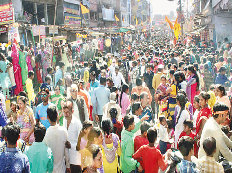 The atmosphere of the city on Shivaratri Shivmay