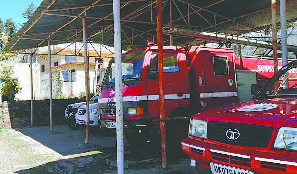Not until the district headquarters fire station