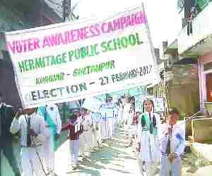 Voter awareness drive