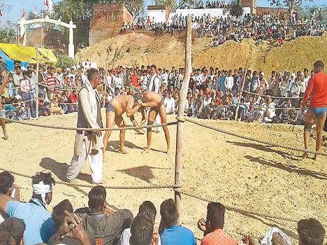 wrestlers showed talent in dangal
