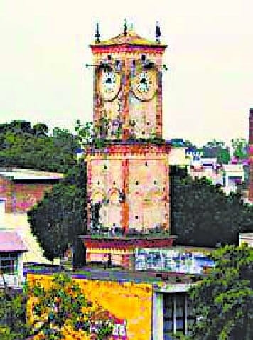 Two and a half decades have stalled steeple clock