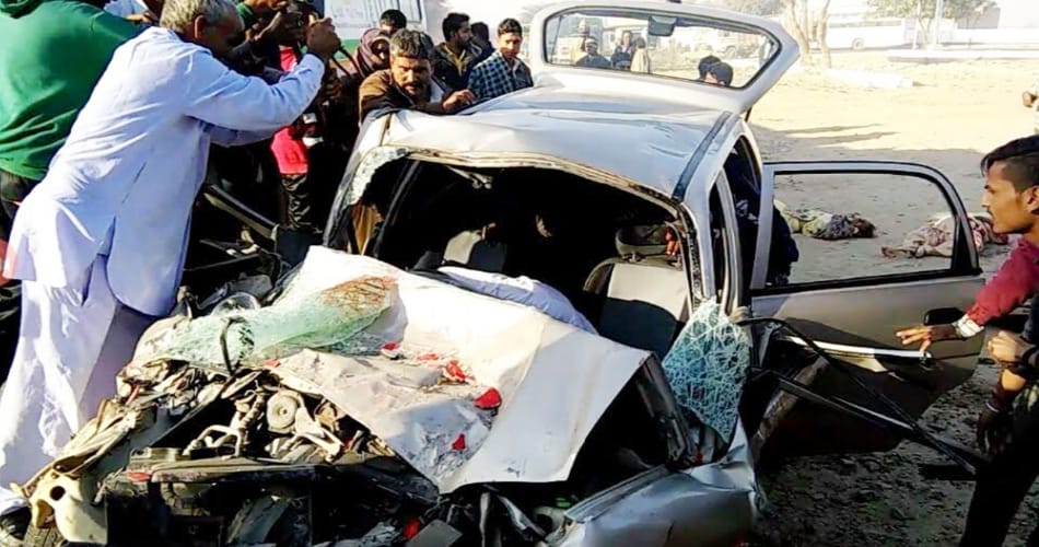 Two killed in vehicles collision, two injured