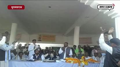 Bsp CANDIDATE APPEAL FOR VOTE FROM RELIGIOUS PLACE in mughal sarai 