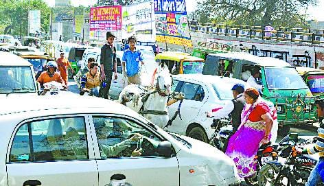 Chaupula overloaded intersection