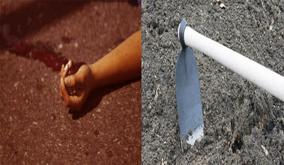 brutal murder of wife and daughter