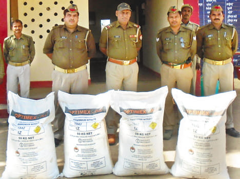 200 kg explosives seized from the home of a retired militaryman