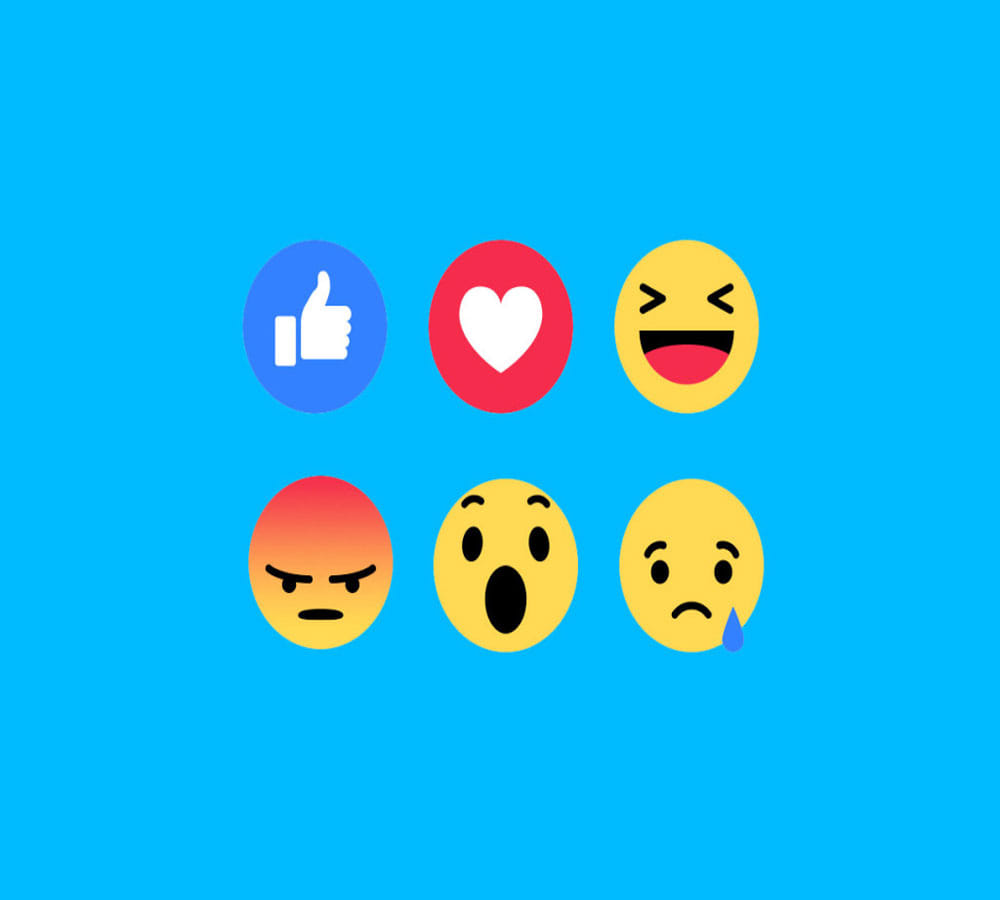 facebook user most use love reaction on post