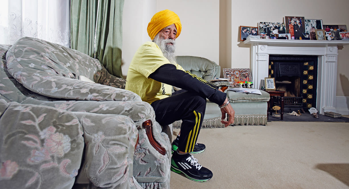 world's oldest 105 years old fauja singh long life secret, exposed in a interview at patiala