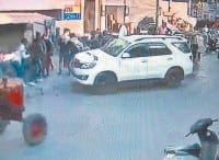 sonipat, bjp no. plate car