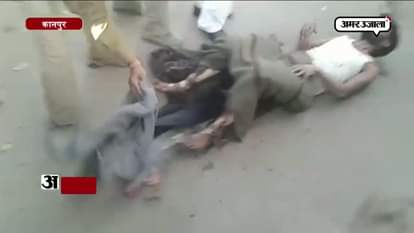 MAN TRIES TO SET HIMSELF ON FIRE IN KANPUR