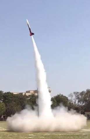 technex-2017: iit bhu creats history by launching rocket