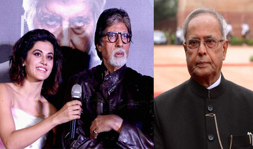 president pranav mukherjee watch pink with amitabh and tapsee