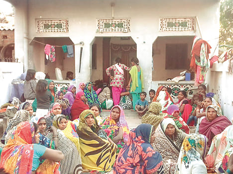 Sujanpur bodies arrive in the village created a furore