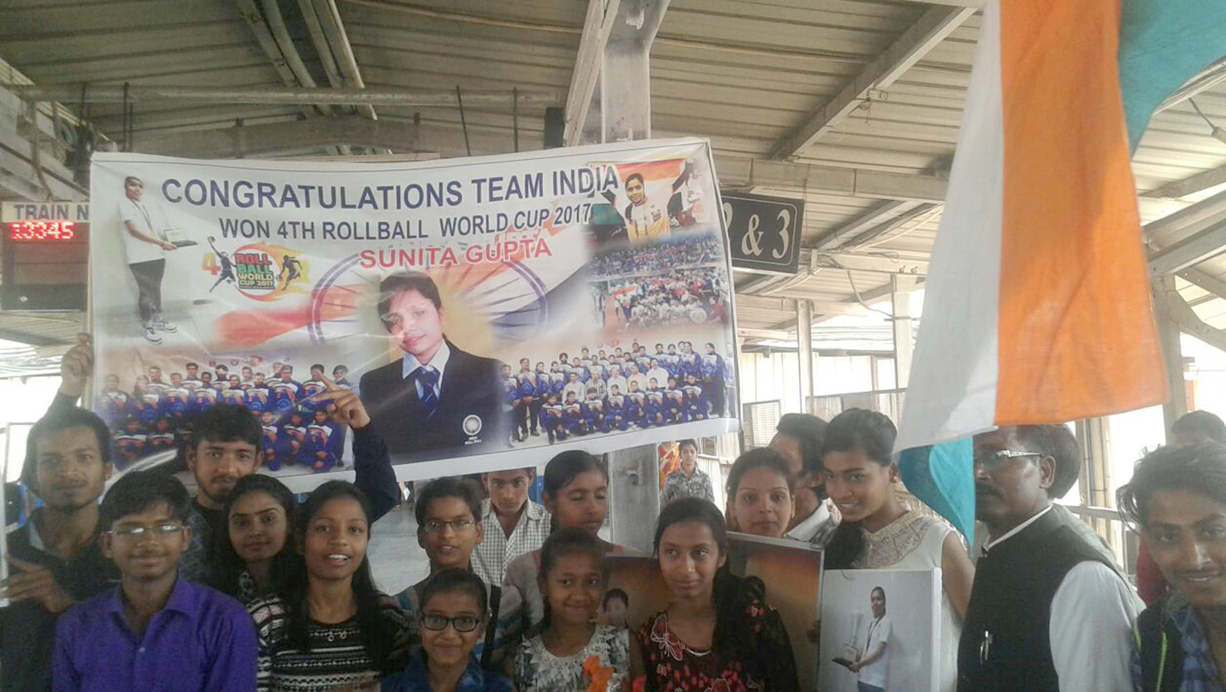 rollball world cup winner team member sunita gupta return home