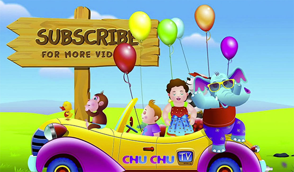 children channel chuchu is on top 3 on you tube 