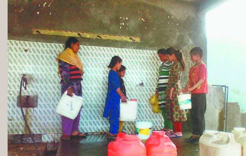 agitation for no water supply in one week