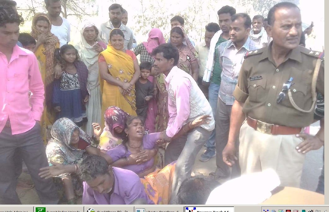 Workers crushed by the death of brick-laden trolley
