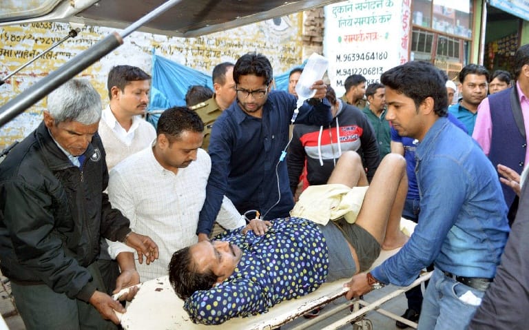Textile businessman shot