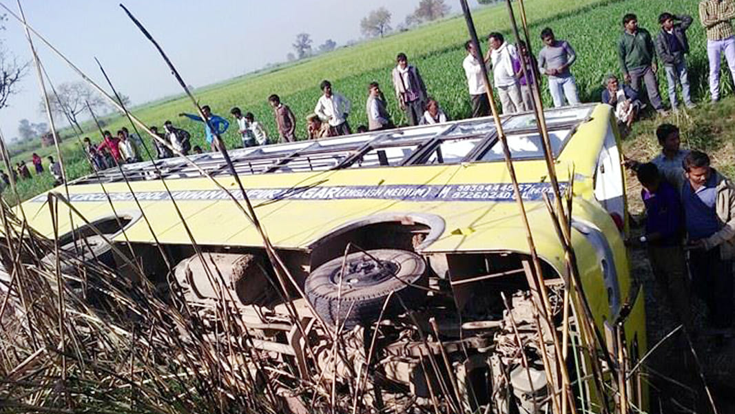 bus accident in kanpur dehat