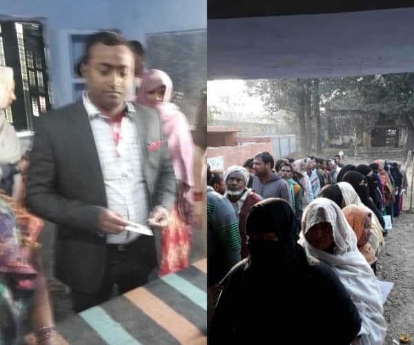 voting for fifth phase poll in uttar pradesh.