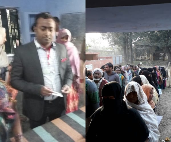voting for fifth phase poll in uttar pradesh.