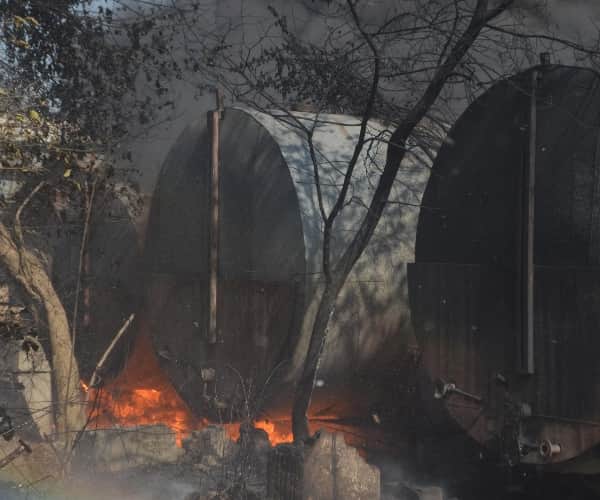 fire in a factory in Lucknow.