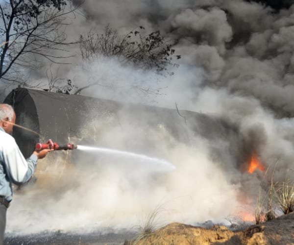 fire in a factory in Lucknow.