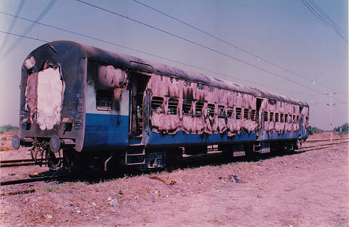 Sabarmati Express and its S-6 coach 